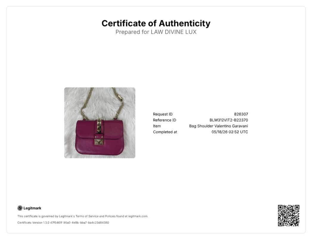 Glam Lock Shoulder Bag Leather Small B22370