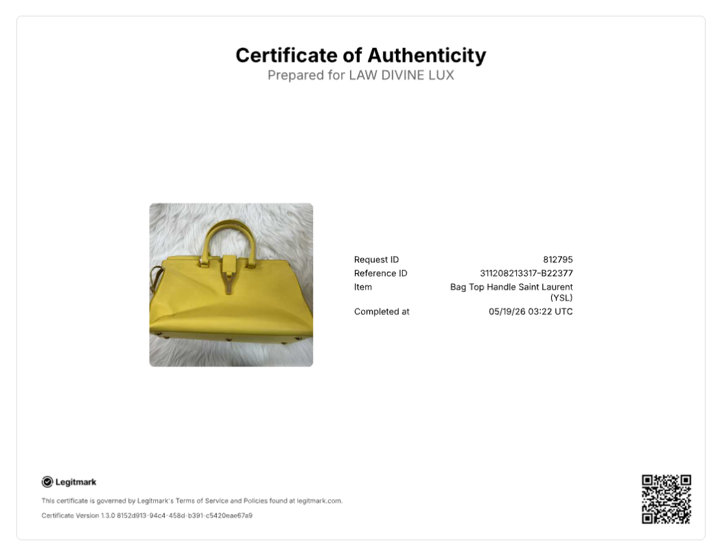 Saint Laurent Medium Classic Y Cabas Bag B22377