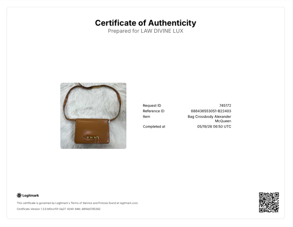 Four Ring Flap Shoulder Bag Leather Small B22403