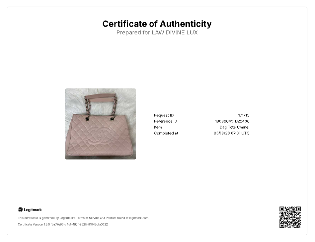 Caviar Quilted Grand Shopping Tote GST Light Pink B22406
