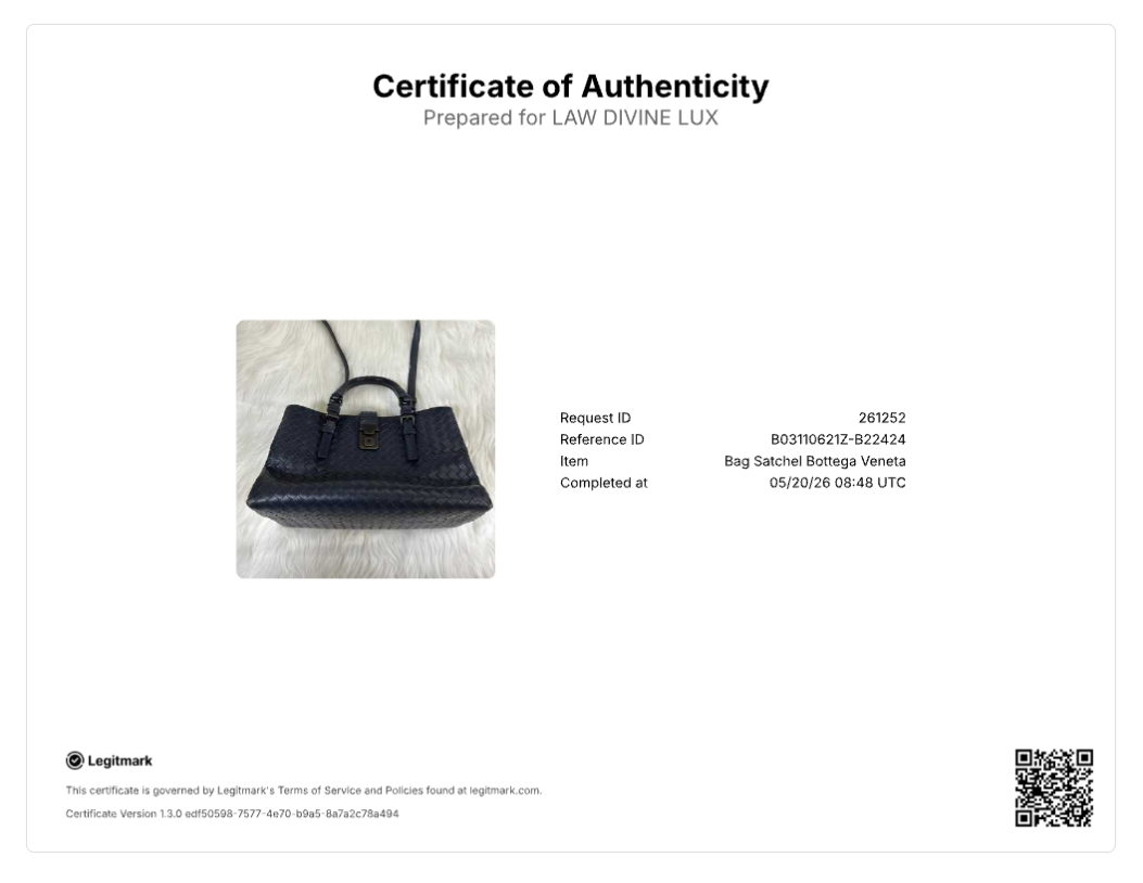 Roma Intrecciato Leather Bag B22424