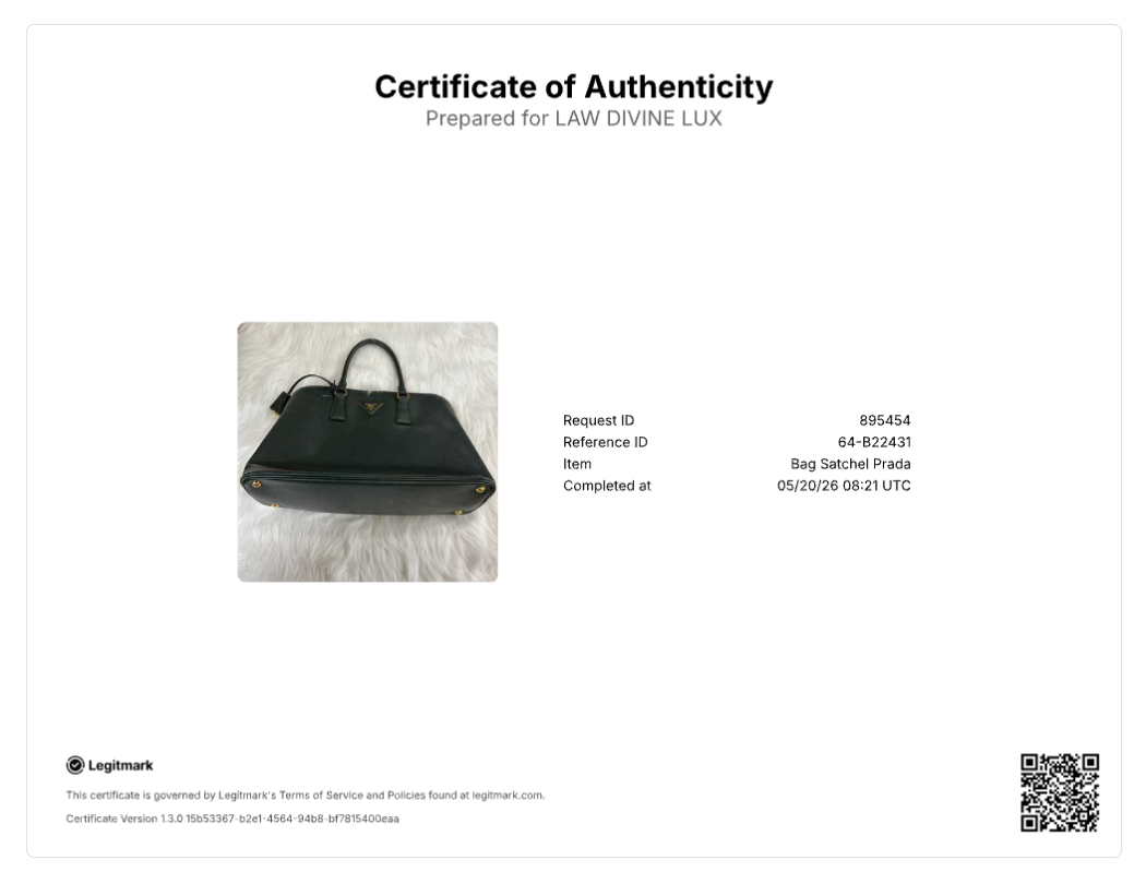 Prada Large Saffiano Lux Promenade Bag B22431