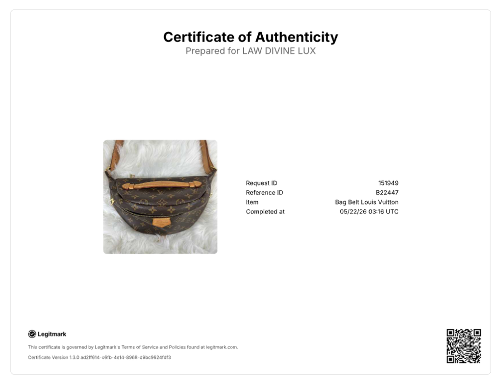 Louis Vuitton Monogram Bumbag B22447