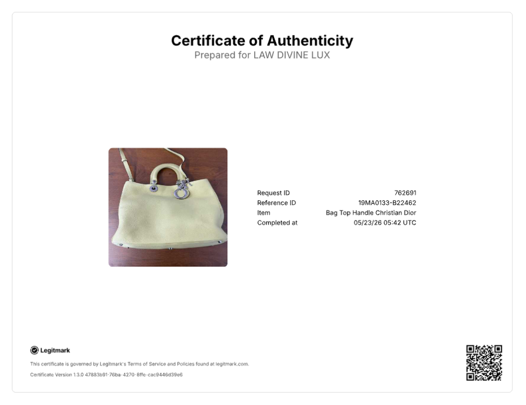 Christian Dior Diorissimo Grained Leather Medium Tote Bag B22462