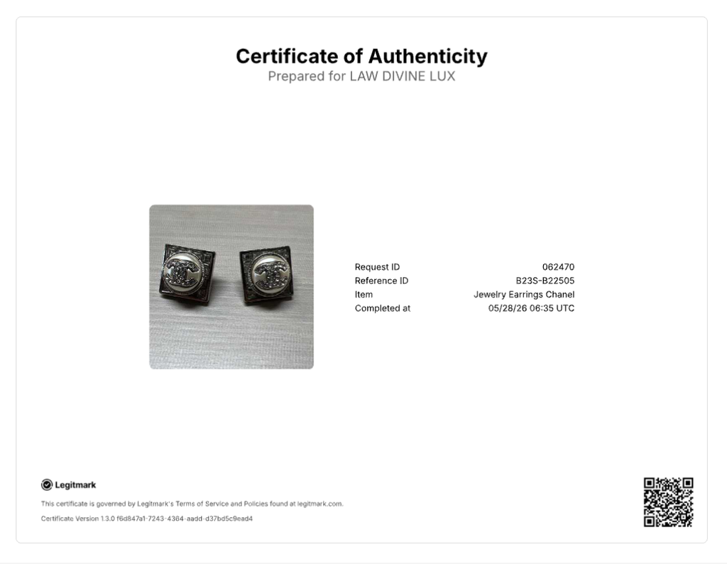 CHANEL 04A 2004 COCO mark stud earring B22505
