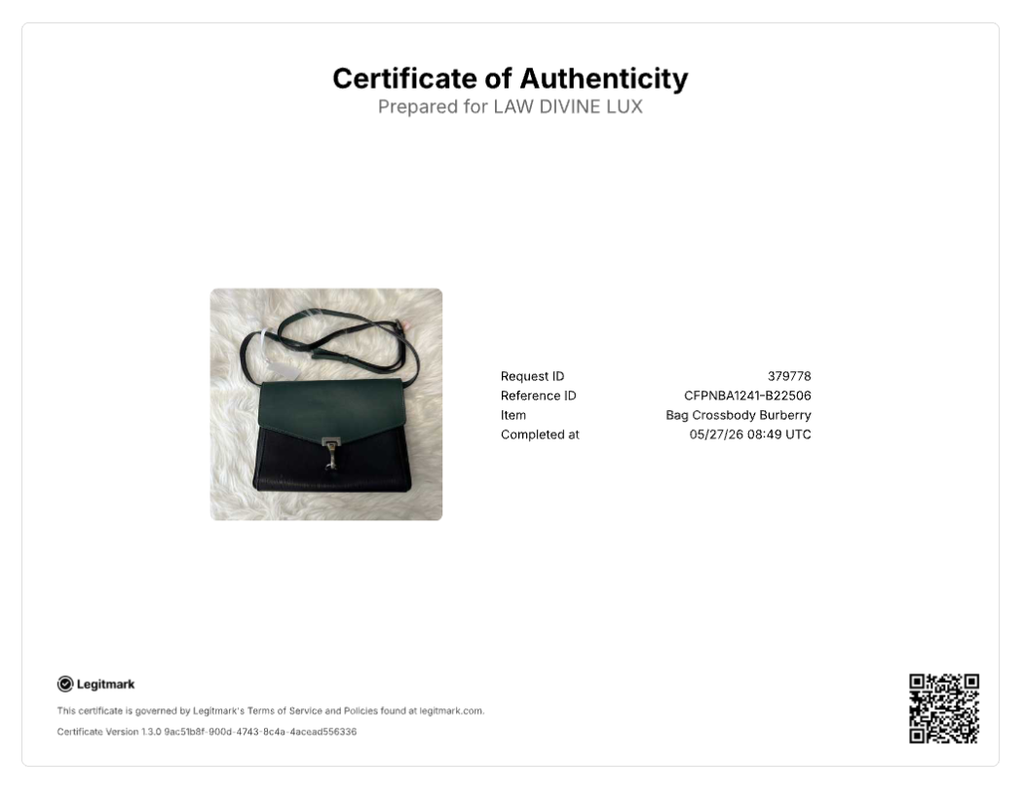 Burberry Small Macken Two-Tone Leather Crossbody Bag B22506
