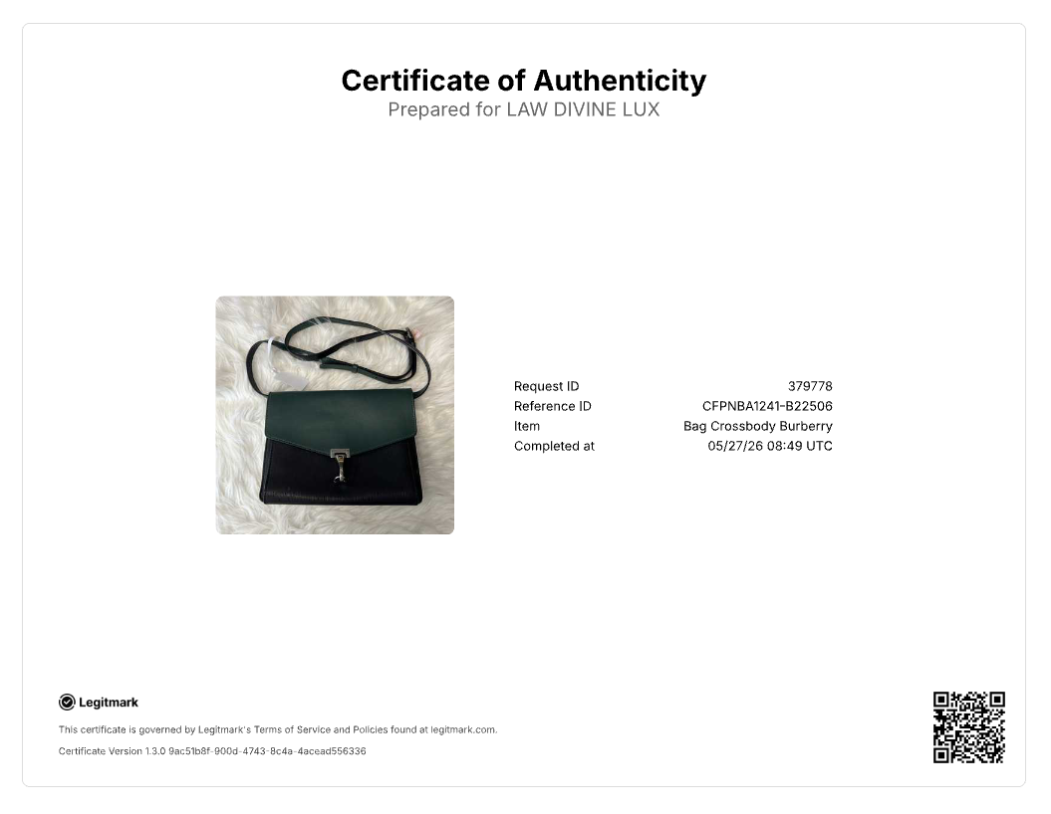 Burberry Small Macken Two-Tone Leather Crossbody Bag B22506