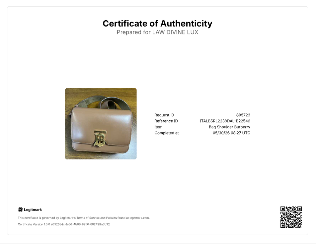 Burberry calfskin leather TB belt bag B22546