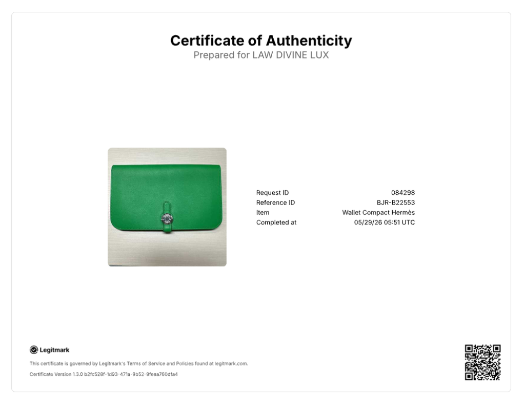 Hermès Dogon wallet B22553