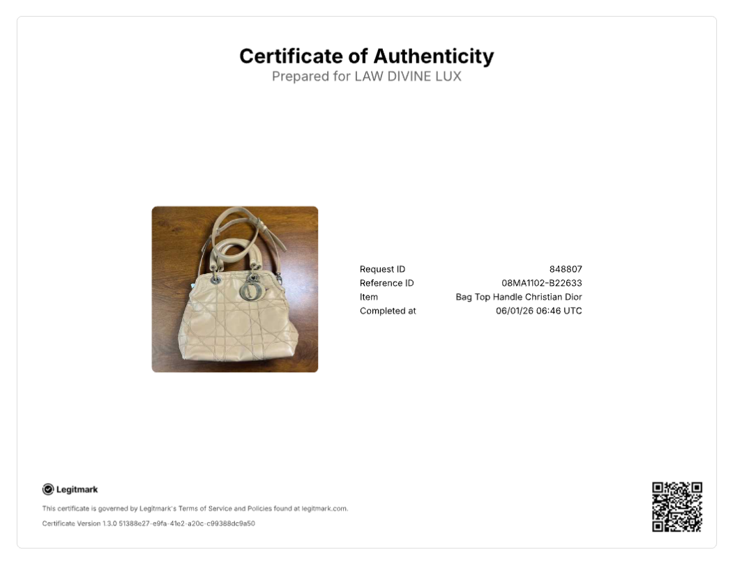 Christian Dior Lambskin Cannage Granville Polochon Tote Bag B22633