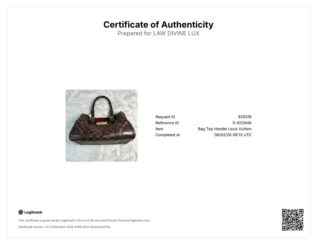 Louis Vuitton Damier Ebene Berkeley twins B22646