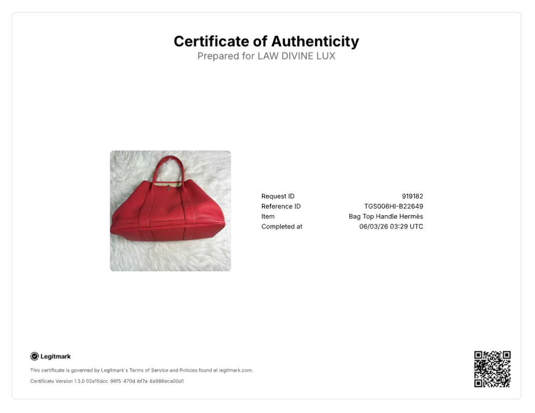 Hermès Garden Party Tote Bag B22649