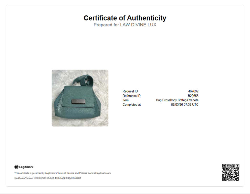 Grained Calfskin Geometric Belt Bag Storm B22656