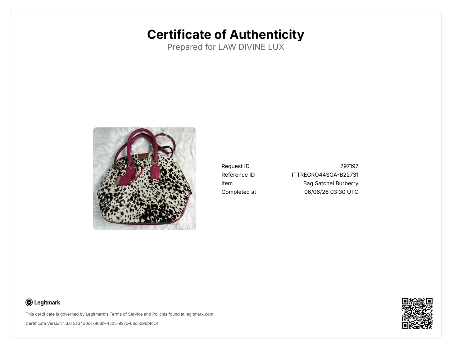 Burberry Calf Hair Orchard Bag twins B22731