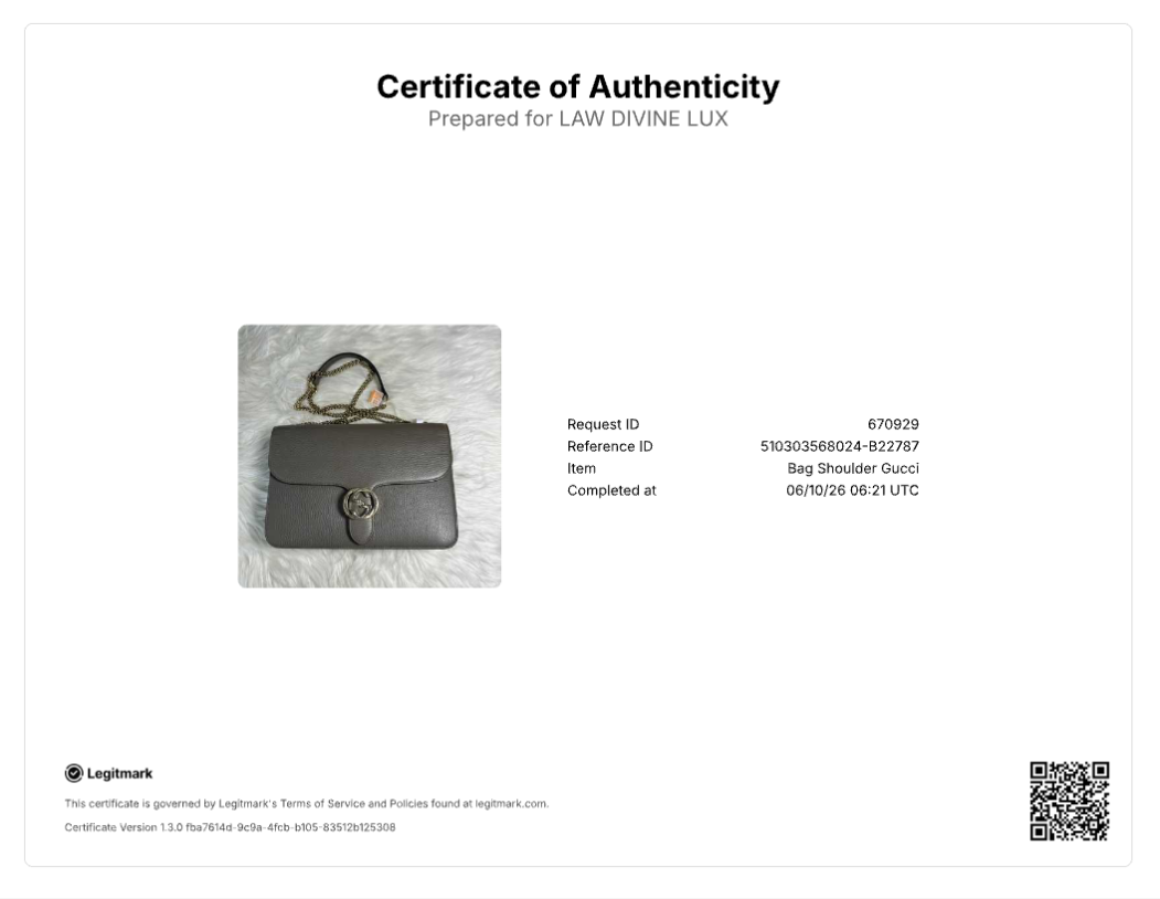 Gucci Small Interlocking G Dollar Calfskin Shoulder Bag B22787