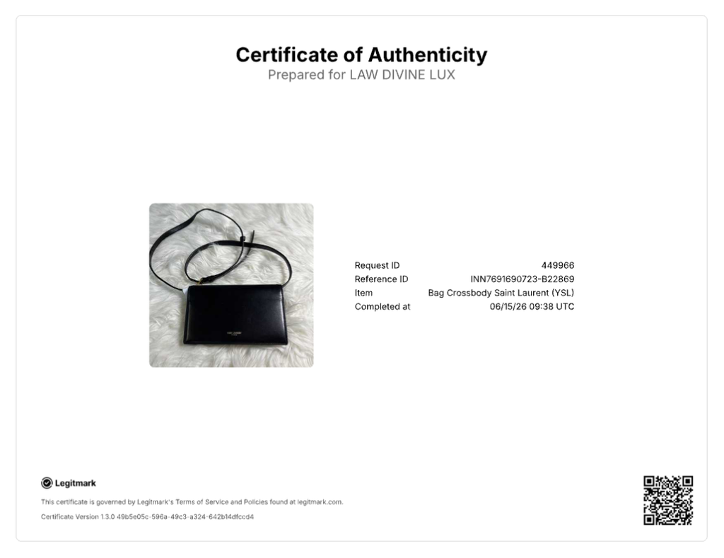 Saint Laurent "Sunset" Smooth Leather Chain Wallet B22869