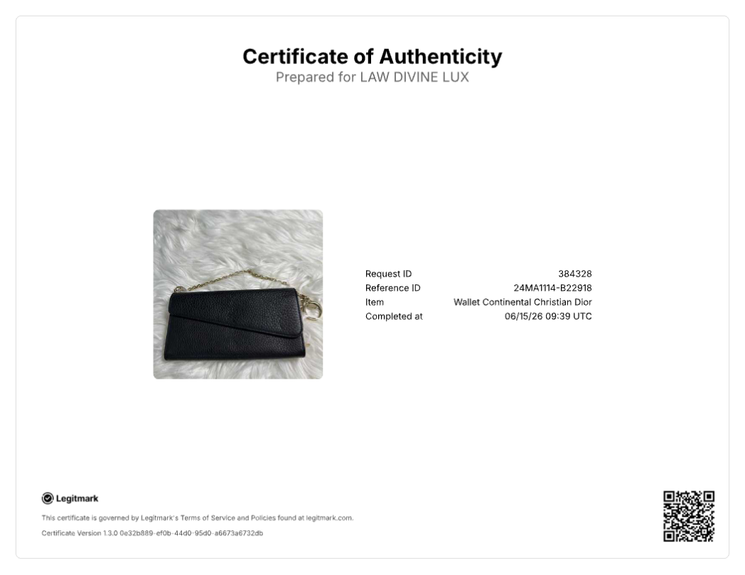 Christian Dior Diorissimo Rencontre Wallet on Chain B22918