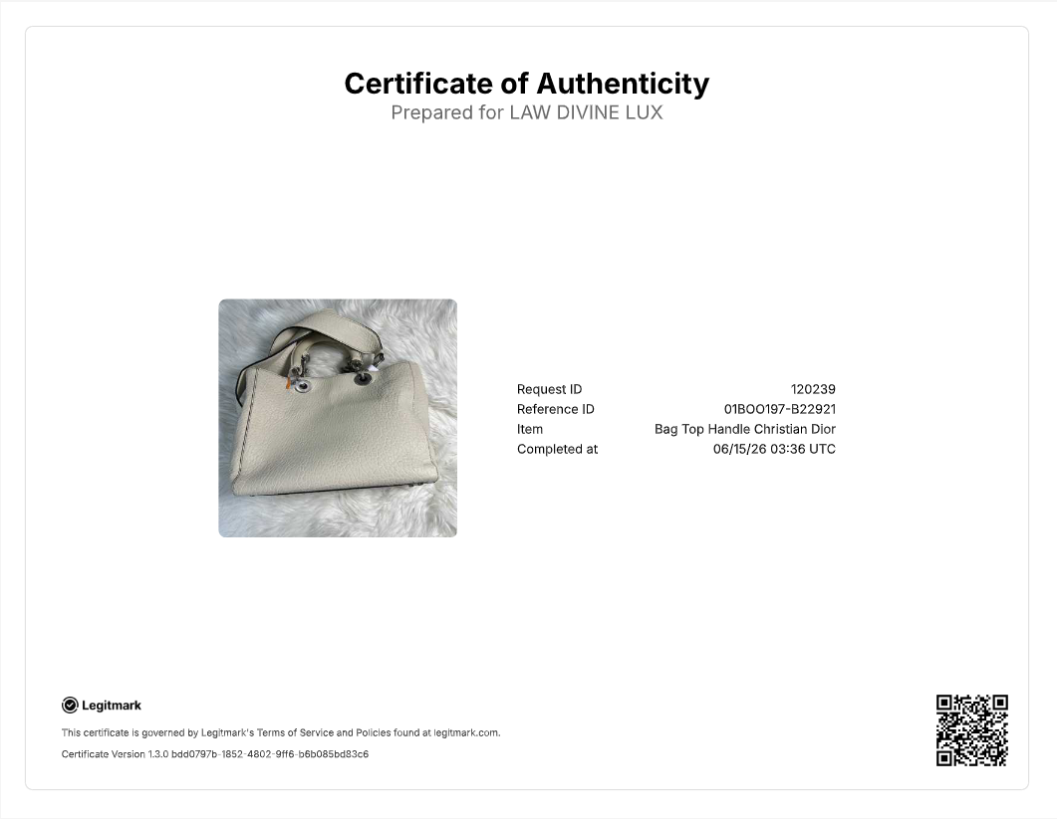 Christian Dior White Pebbled Leather Supple Large Lady Dior Bag B22921