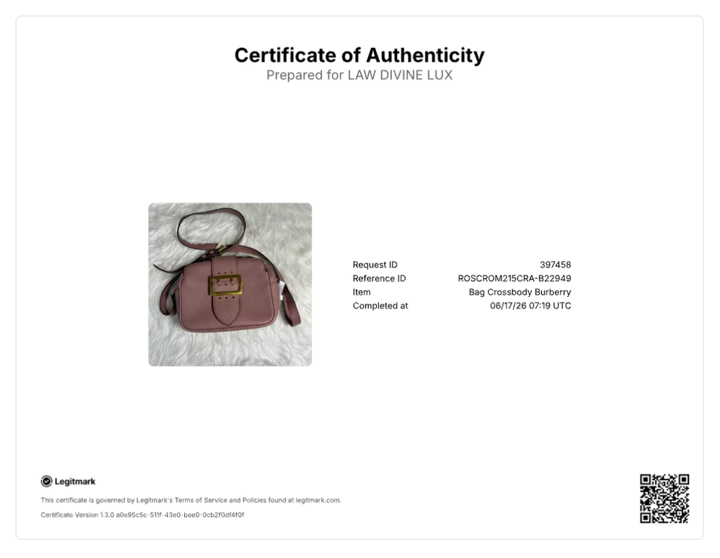 Burberry Small Soft Grained Leather Buckle Crossbody Bag B22949