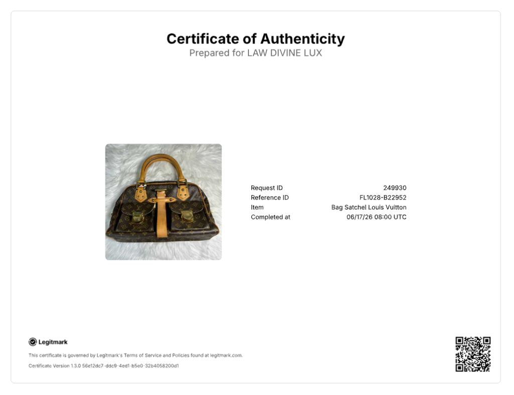 Louis Vuitton Monogram Manhattan GM Bag B22952