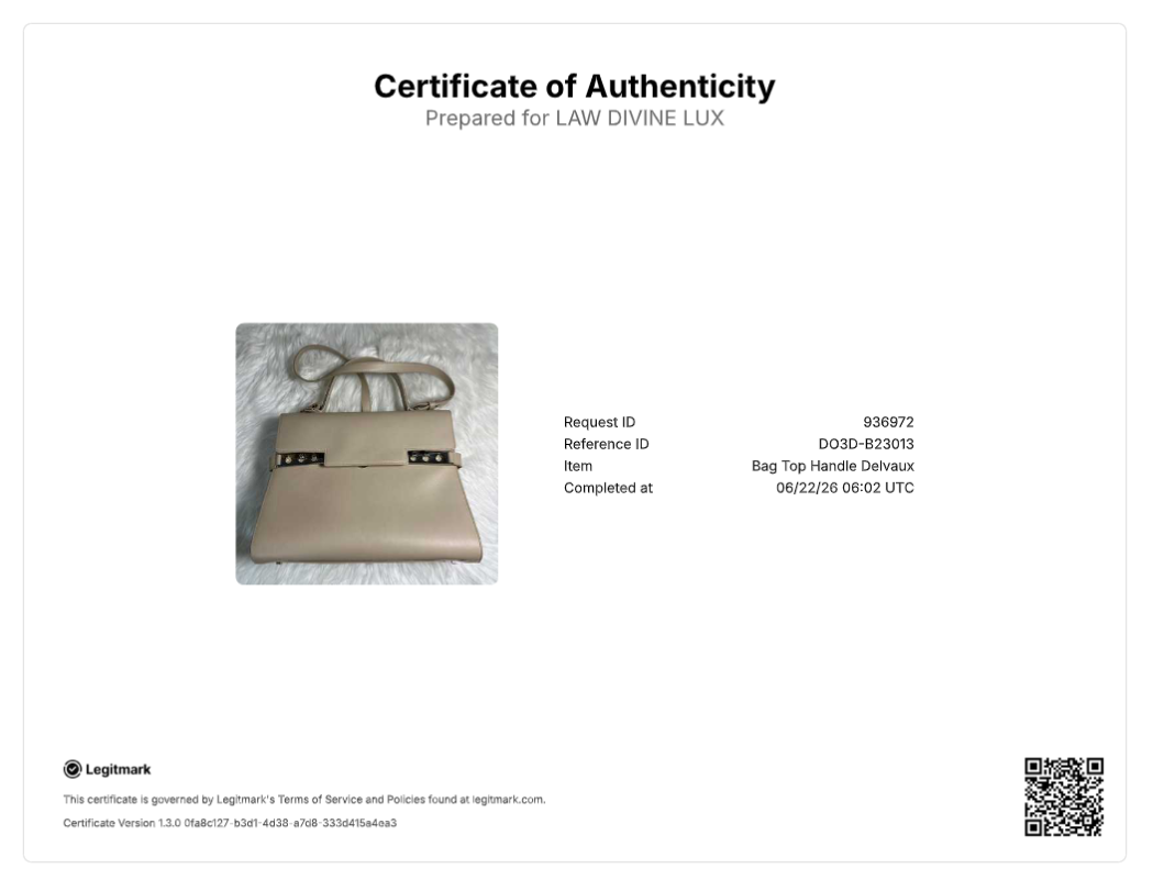 Delvaux Tempête MM Bag in Nude/Pink Beige Leather B23013