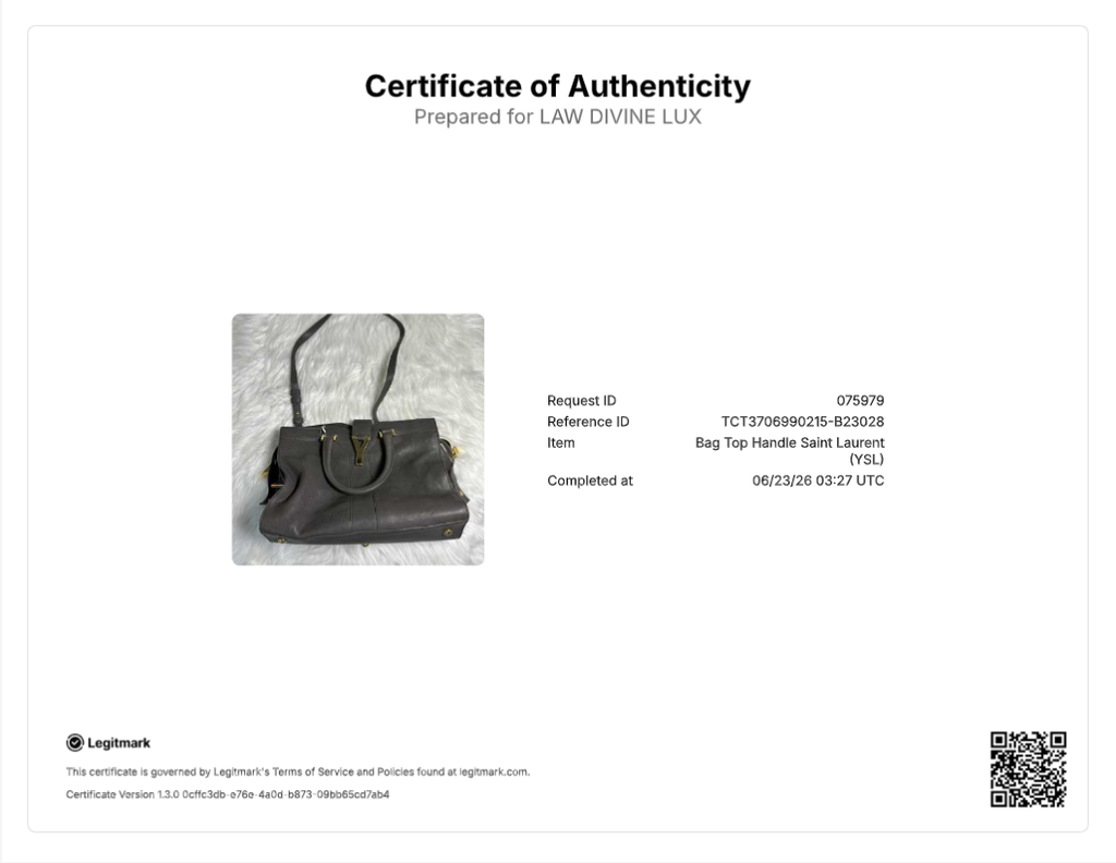 Yves Saint Laurent Small Cabas Chyc Tote Bag B23028