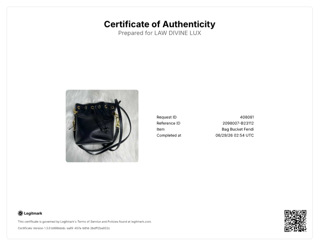 Monster Mon Tresor Bucket Bag Leather Mini B23112