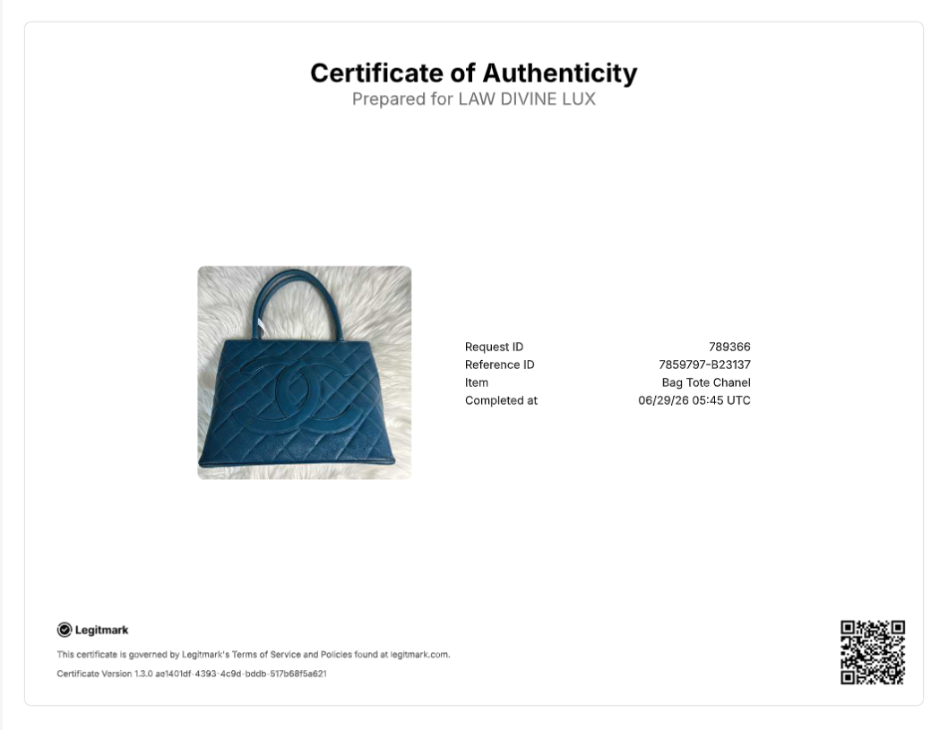 Chanel Medallion Tote Quilted Caviar B23137