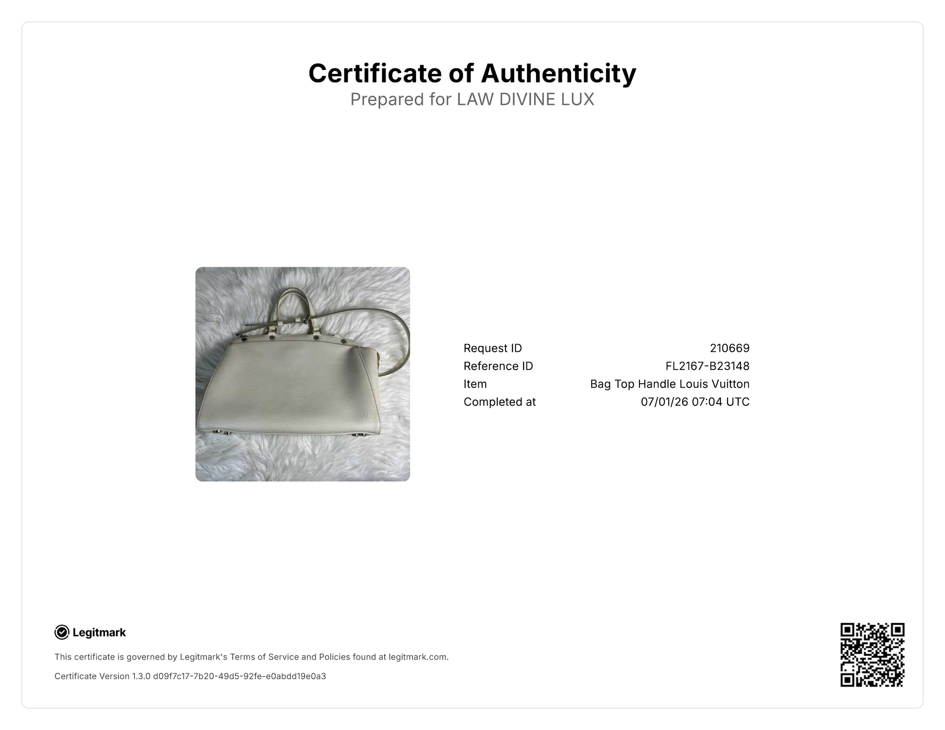 Louis Vuitton White Epi Leather Brea Bag twins B23148