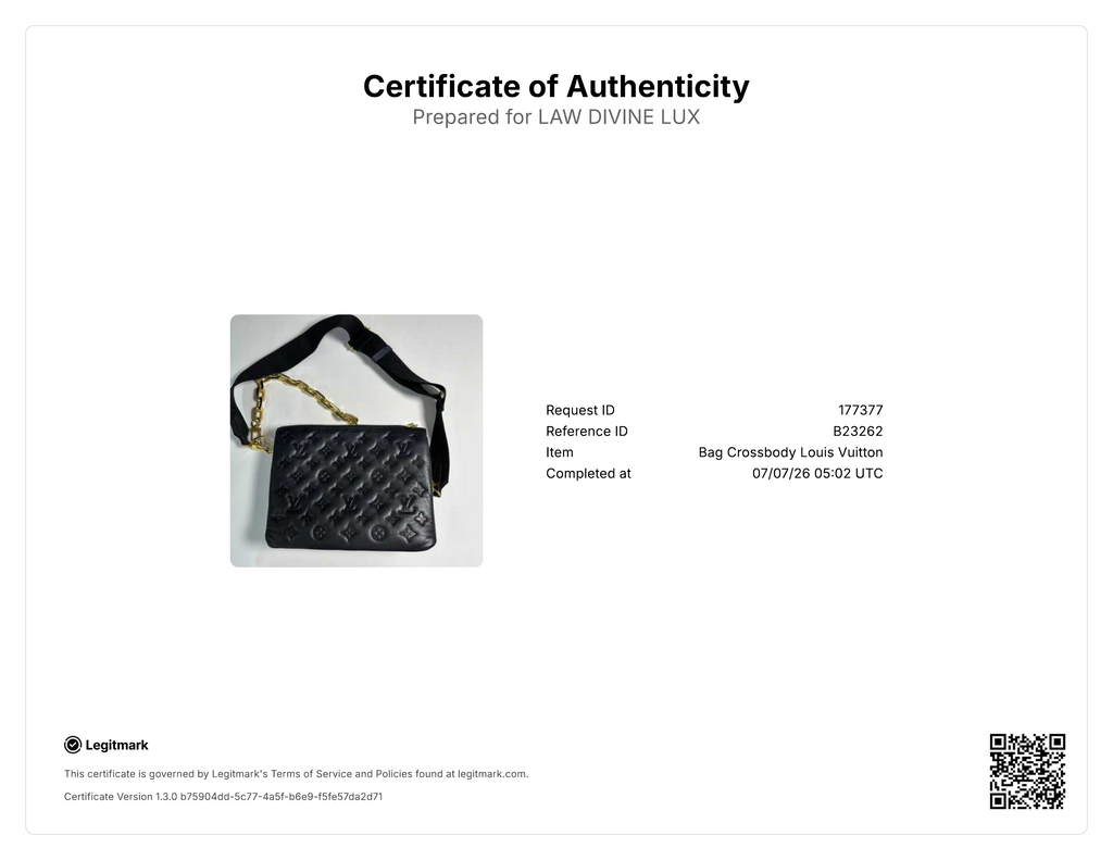 Louis Vuitton Monogram Embossed Coussin PM twins B23262