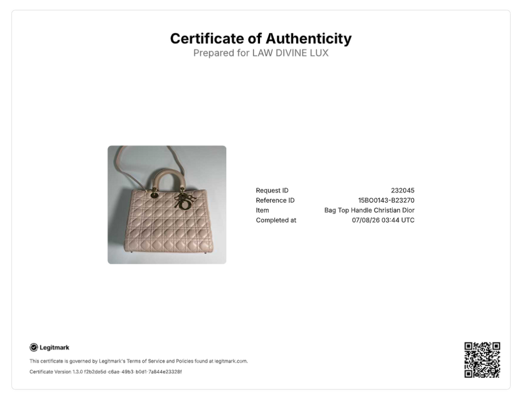 Large Lady Dior Bag B23270
