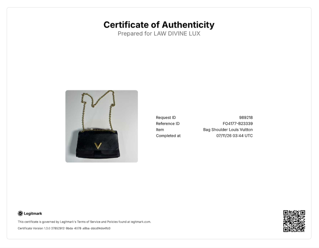 Louis Vuitton Monogram Cuir Plume Écume Very Chain Bag B23339