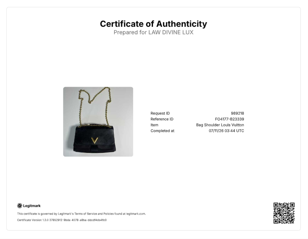 Louis Vuitton Monogram Cuir Plume Écume Very Chain Bag B23339
