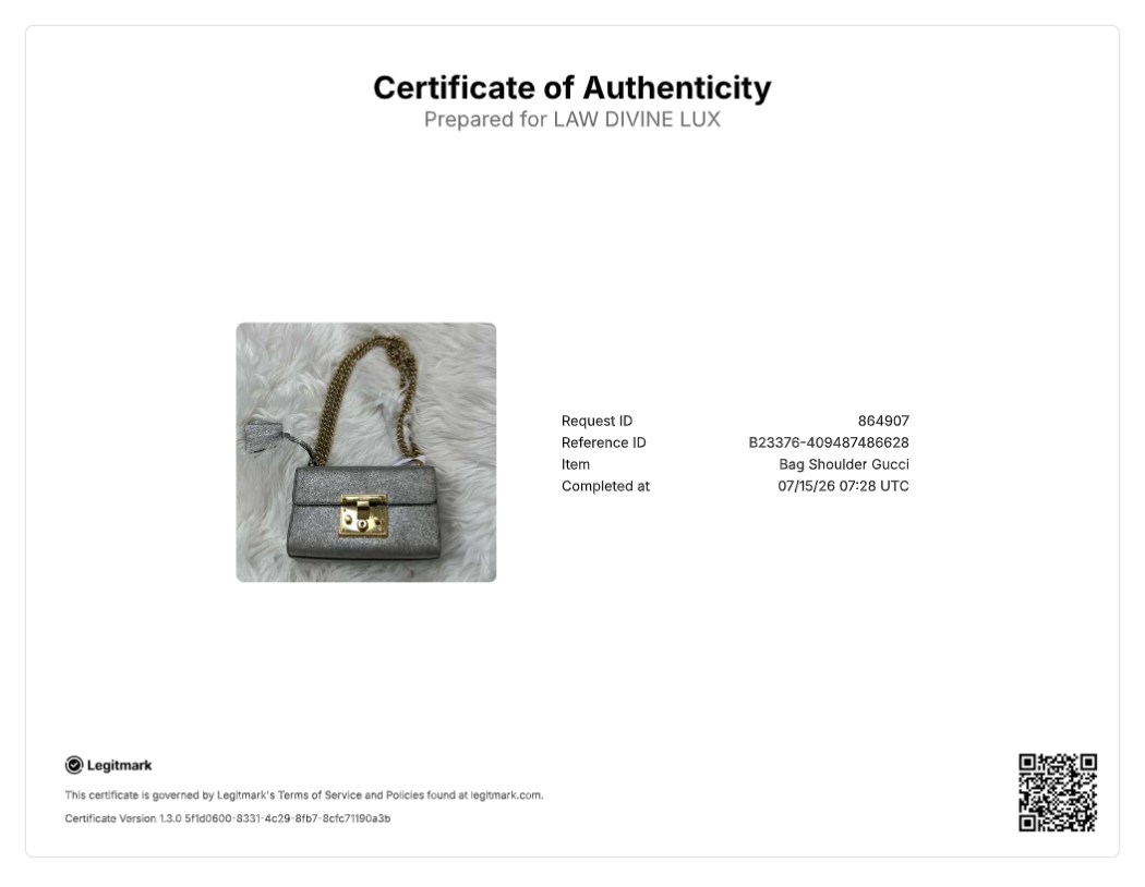 Gucci Small Galassia Padlock Shoulder Bag B23376