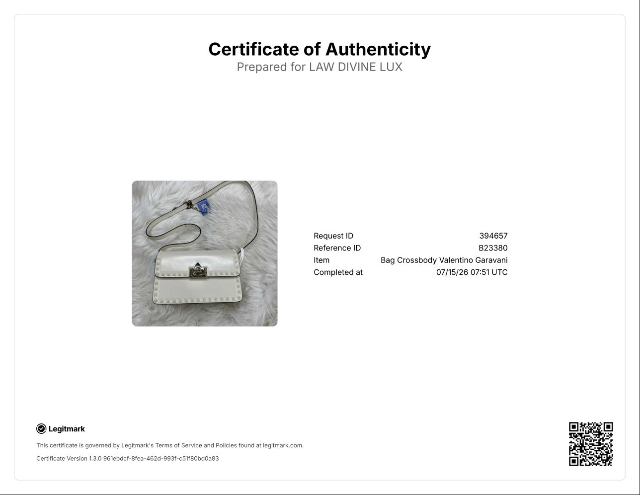 White Leather Guitar Rockstud B23380