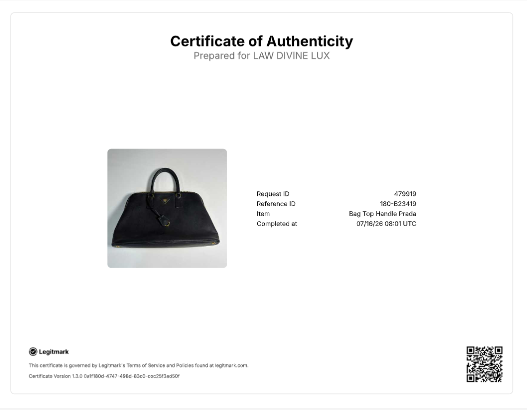 Large Saffiano Lux Promenade Tote B23419