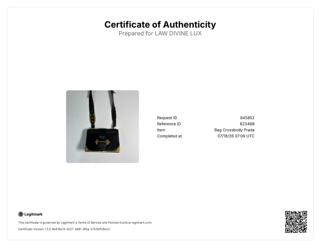 Prada City Calf Saffiano Cahier Bag B23488