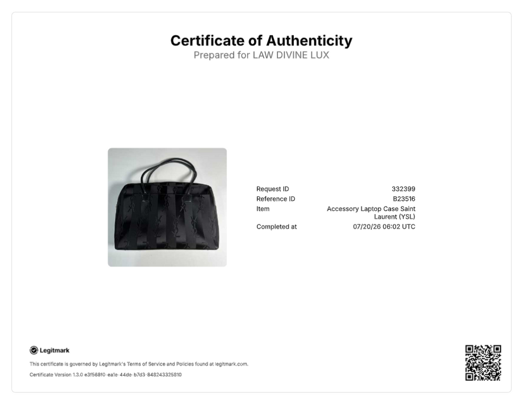 Yves Saint Laurent Nylon Handbag B23516