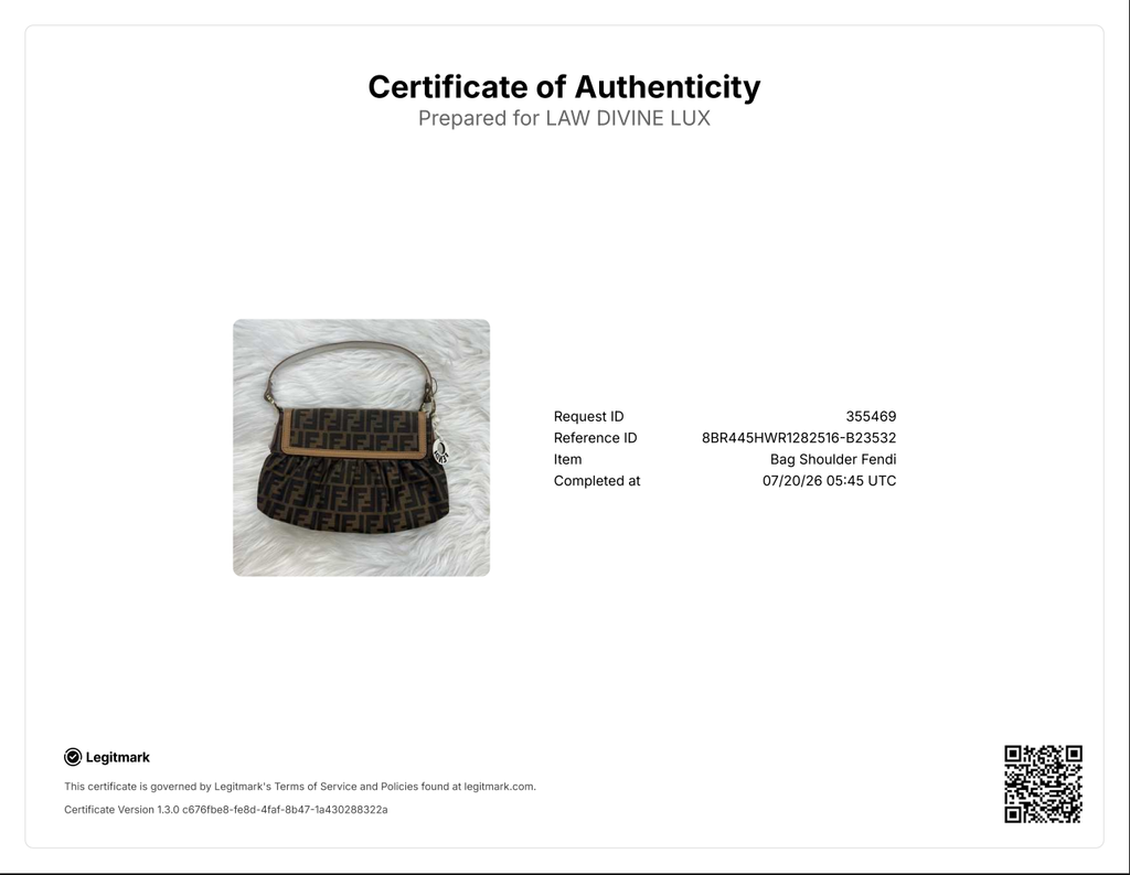 Small Zucca Glossy Leather Chef Bag B23532