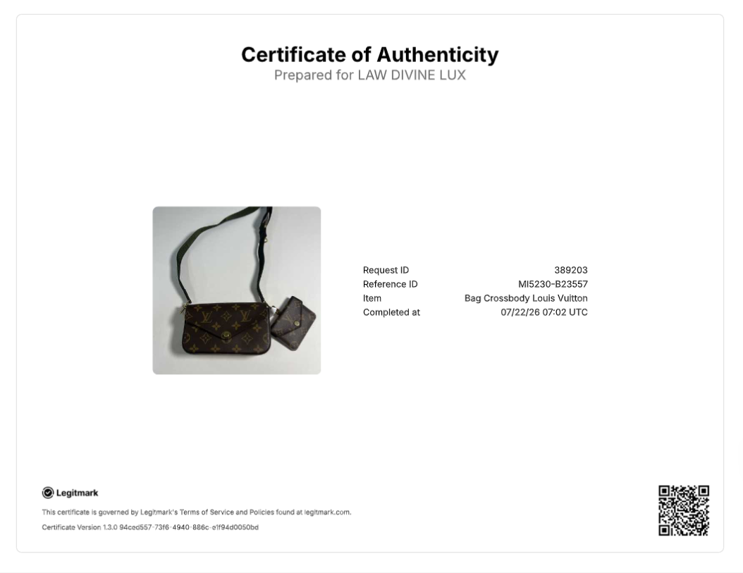 Louis Vuitton Monogram Félicie Strap & Go B23557