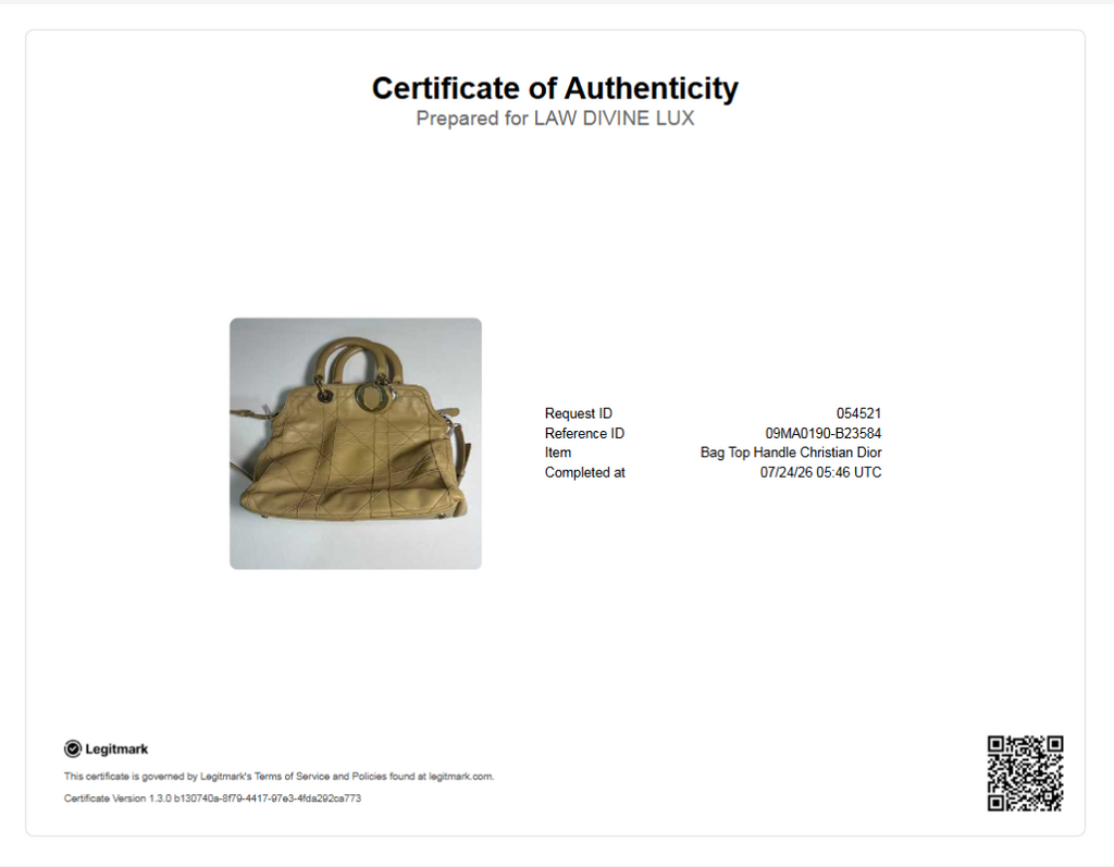 Christian Dior Cannage Granville Leather Tote Bag B23584