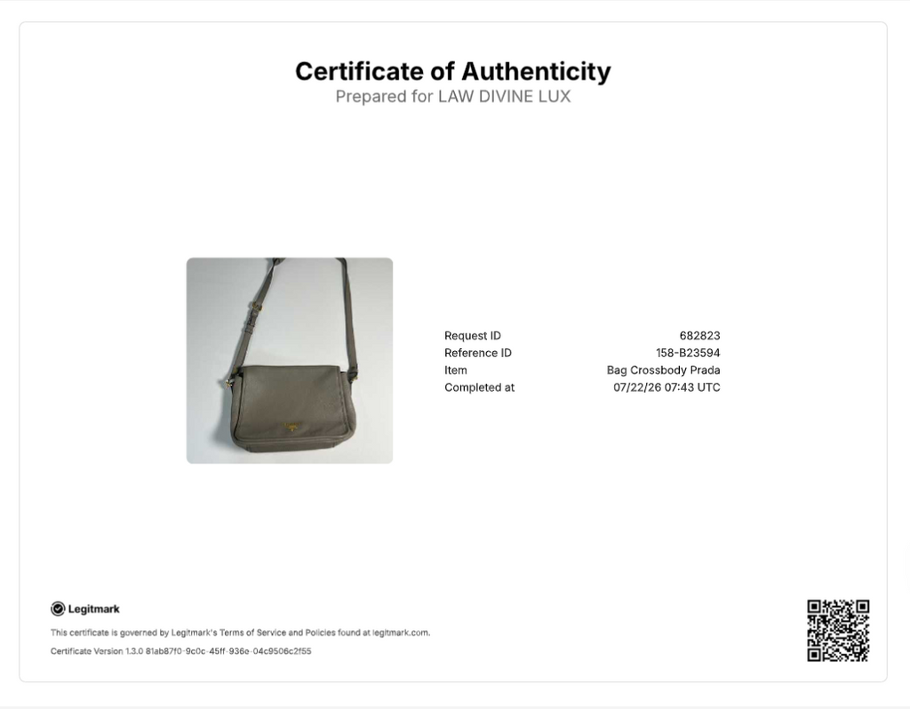 Prada Vitello Phenix Messenger Bag B23594