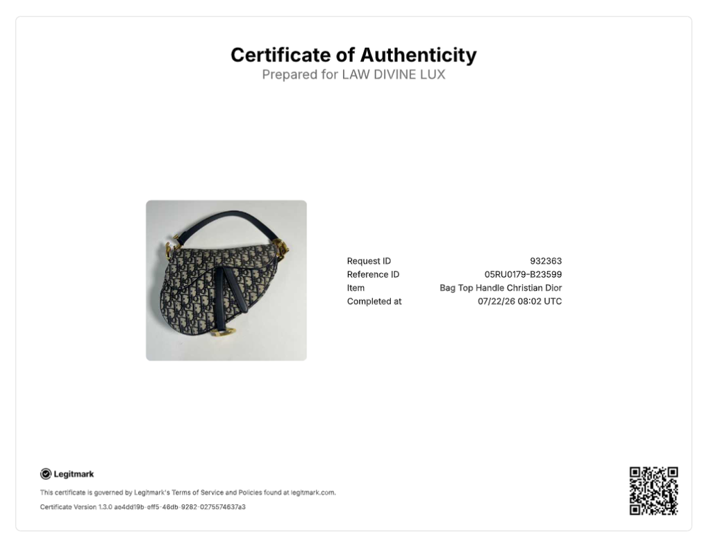 Oblique Saddle Bag Blue B23599