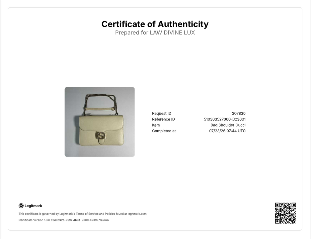 Gucci Medium Dollar Calfskin Interlocking G Chain Flap Bag B23601