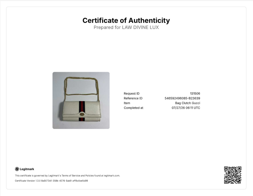 Gucci Ophidia GG Web Wallet on Chain B23639