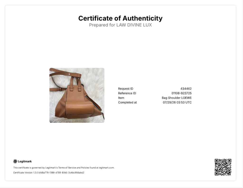 Loewe Soft Grained Calfskin Small Hammock Bag B23725