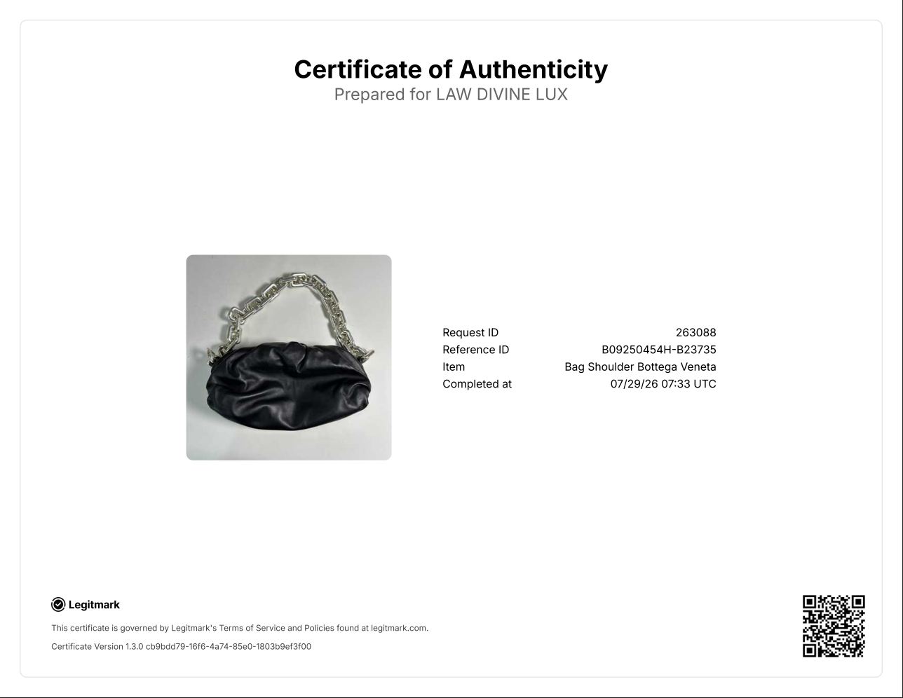 Calfskin The Pouch Chain Black B23735