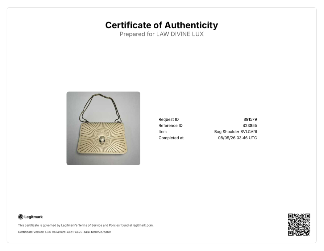Bvlgari Serpenti Forever Laser-Cut Shoulder Bag B23855