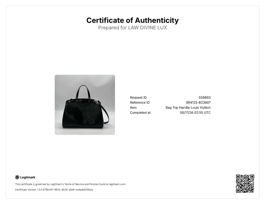 Louis Vuitton Black Electric Epi Leather Brea MM B23907