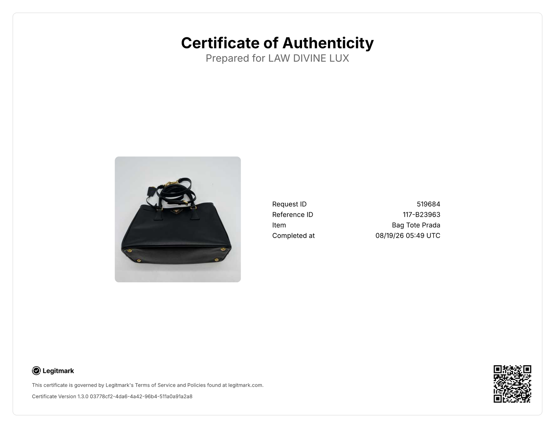 Prada Galleria Saffiano leather bag twins B23963